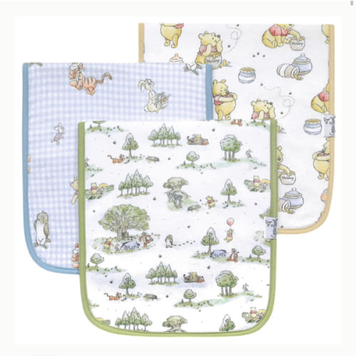 Premium Burp Cloths - Hundred Acre Wood – Copper Pearl