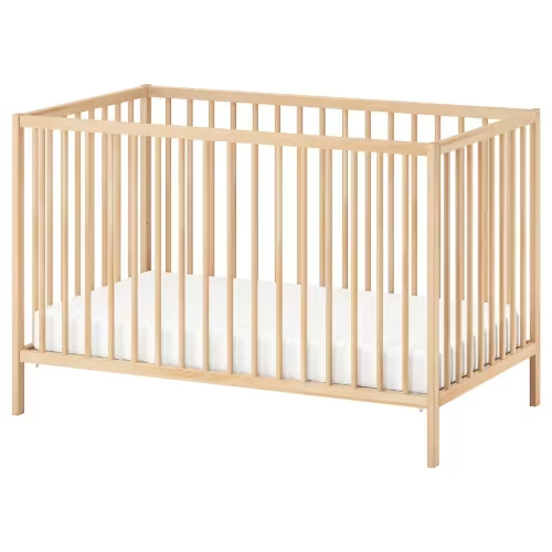 Ikea - SNIGLAR Crib (Beech)