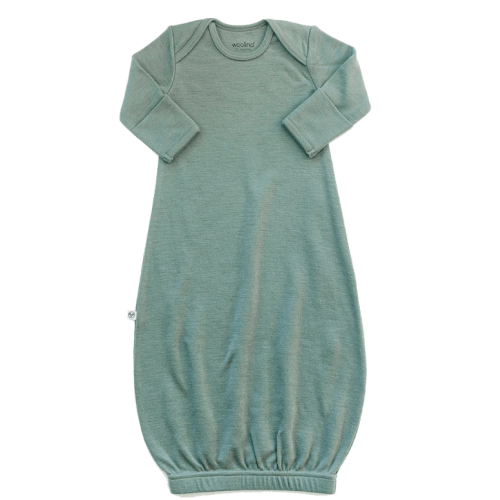 Merino Wool Baby Gown |Natural Merino Wool Baby Sleepwear – Woolino