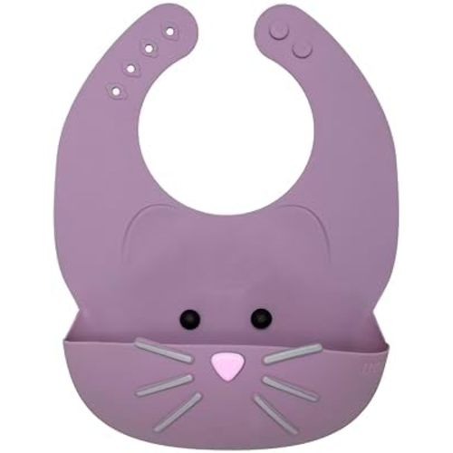 melii Silicone Weaning Bib for Babies & Toddlers, Large Food Catcher