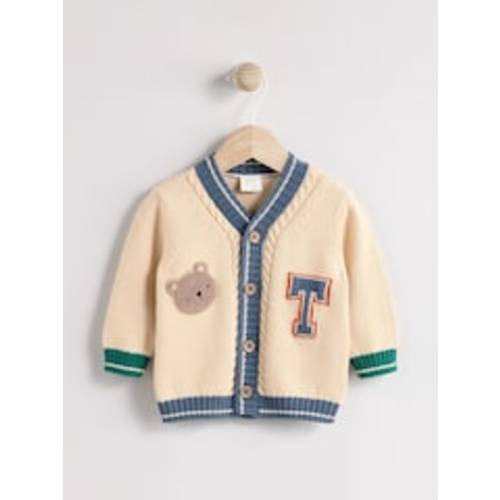 Buy Varsity Bear 100% Cotton Cardigan (0mths-2yrs) from Next USA