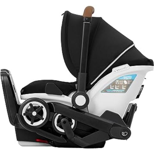 Evenflo Gold Shyft DualRide Infant Car Seat and Stroller Combo with Carryall Storage (Moonstone Gray)