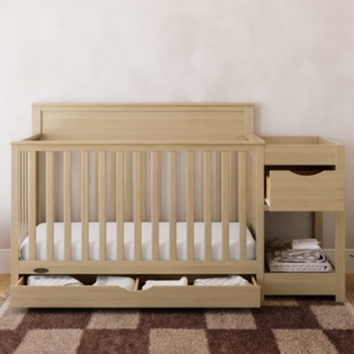 Graco Shiloh 5-in-1 Convertible Crib and Changer With Storage Drawer