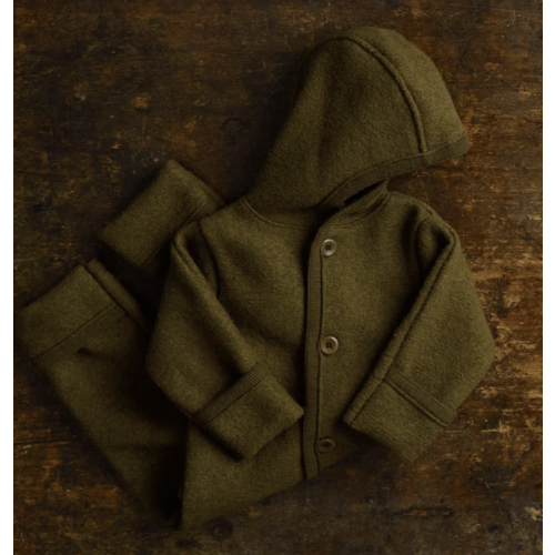 Harvest Baby & Kids Overall - Boiled Merino Wool - Seaweed- 3-6 months