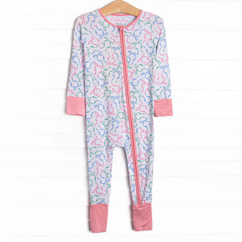 Tied Together Bamboo Zippy Pajama, Pink – Stitchy Fish