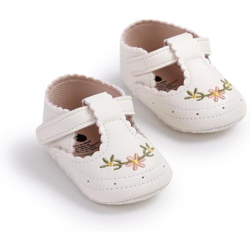 Baby Shoes Mary Jane Flats Non Slip Soft Sole Infant Toddler Sneakers First Walkers Party Christmas Dress Shoes