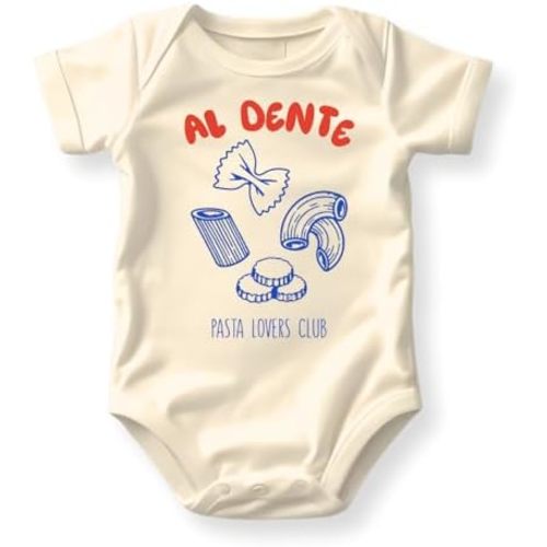 Al Dente Pasta Baby Bodysuit, Italian Pasta Kids Tee