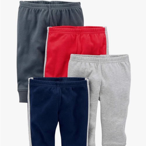 Simple Joys by Carter's Unisex Babies' Pant, Pack of 4