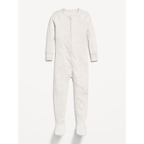 Snug-Fit 2-Way-Zip Ribbed Pajama One-Piece for Toddler & Baby | Old Navy