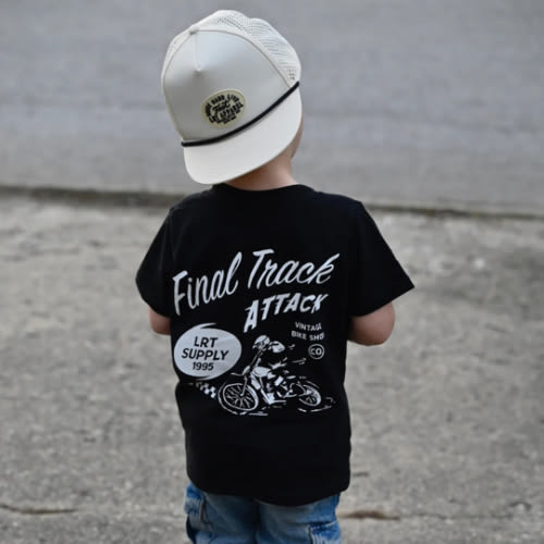 FINAL TRACK ATTACK TEE - BLACK – LITTLE RAD THINGS