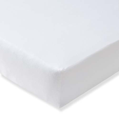 Solid Organic Cotton BEESNUG® Fitted Crib Sheet - Cloud