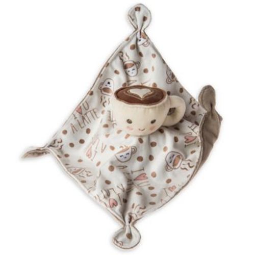 mary meyer® Sweet Soothie Latte Baby Blanket in Brown/White - BROWN/WHITE - 10" X 10"