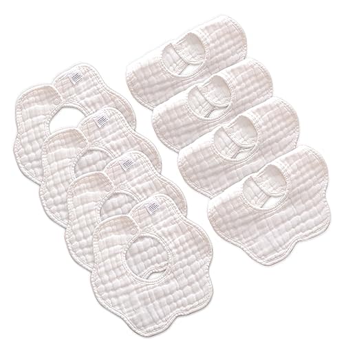 Baby Bibs Muslin Drool Teething Drooling Bibs for Baby Girl Boy Muslin Cotton