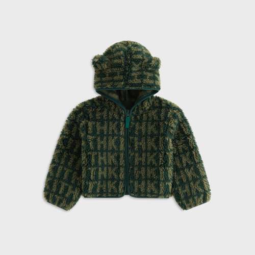 Kith Baby Monogram Sherpa Teddy Jacket - Stadium