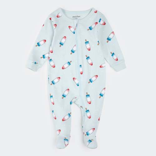 Ice Pop Print on Sky Blue Sleeper