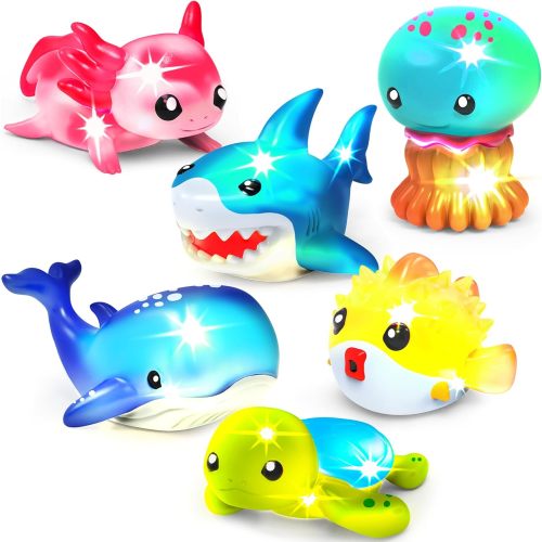 Tub Works® Under the Sea™ Light Up Bath Toys, 6 Pack – Tub Works LLC
