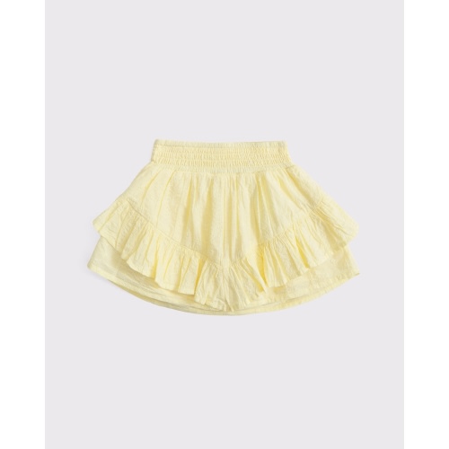 toddler smocked waistband ruffle eyelet skort