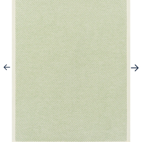 Harborview Herringbone Sprout Green Mini Blanket