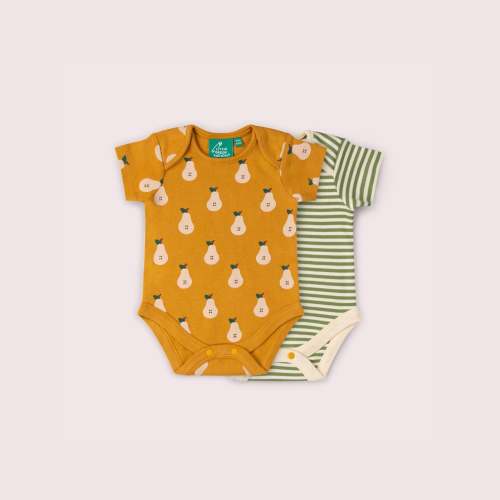 Summer Pears Organic Baby Bodysuit 2 Pack – Little Green Radicals