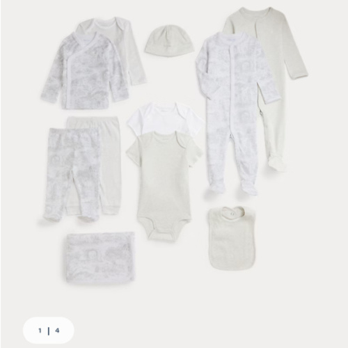 Toile Cotton 12-Piece Gift Set