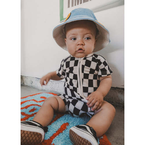 Checker Shorties Black