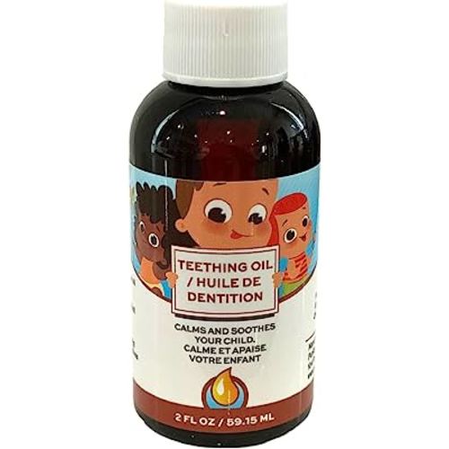 Punkin Butt Teething Oil - 2 oz - 100% Natural, for Babies - Proprietary Blend Includes Chamomile, Sunflower, Peppermint, and Clove - Baby Teething Relief with No Added Chemicals (2 Ounce)