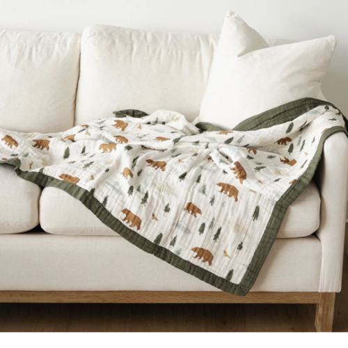 Bamboo Rayon Muslin Quilt | 4-Layer Lightweight Blanket