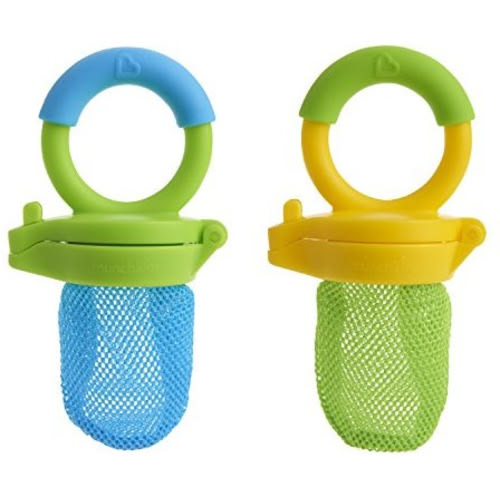 Munchkin Fresh Food Feeder, 2 Pack, Blue/Green