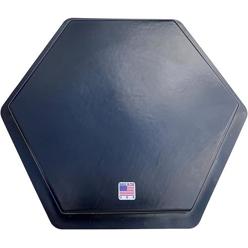 AUTUMN 16" Hexagon Stepping Stone Mold - DIY Concrete Cement Path Maker for Garden Walkway - Made in USA - Decorative Hexagonal Garden Statue & Pathway Mold