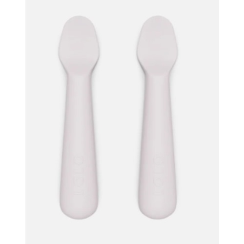 Lalo 2-Piece Baby Spoons Set - Lavender