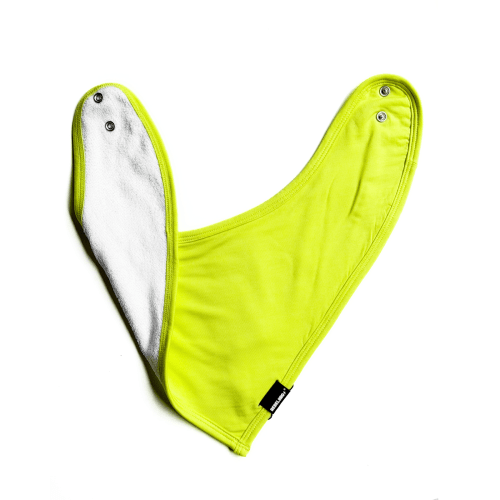 Bamboo Bandana Bib in Neon Electric Lime