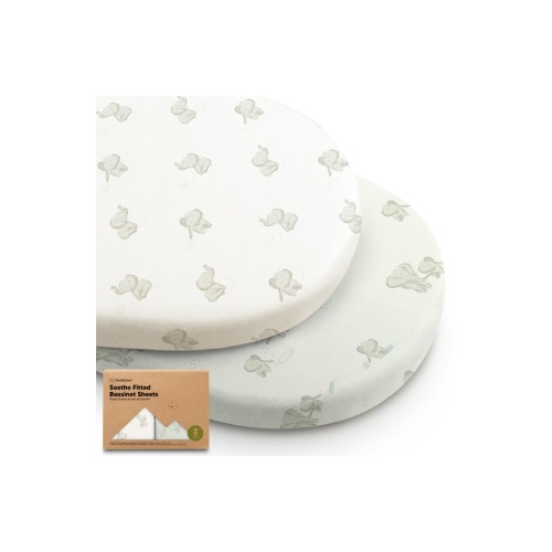 2-Pack Soothe Fitted Bassinet Sheets