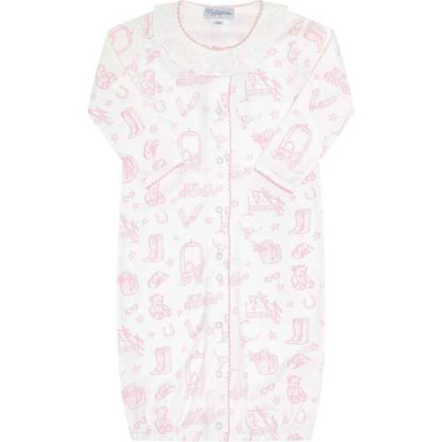 Pink Lone Star Toile Converter Gown Pink