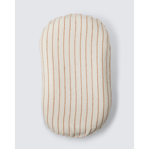 Linen Social Baby Lounger | Sandalwood Striped