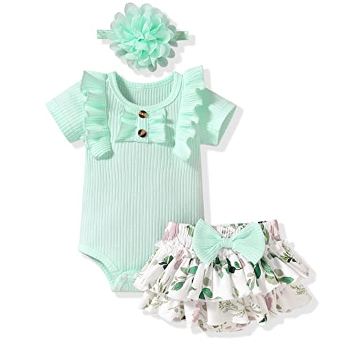 Aalizzwell Newborn Infant Baby Girls Summer Outfit