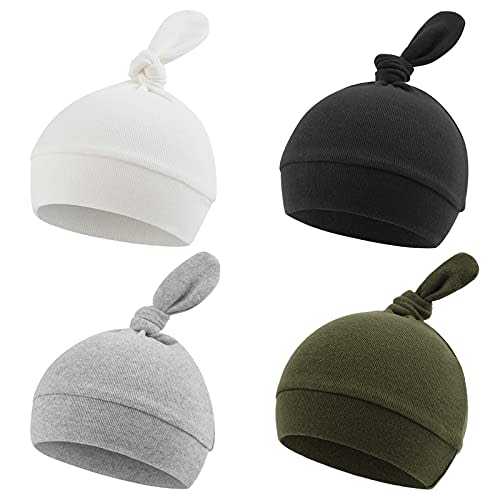 Newborn Hats for Boys Cotton Newborn Beanies Autumn Winter Infant Baby Girls Hat 0-12 Months