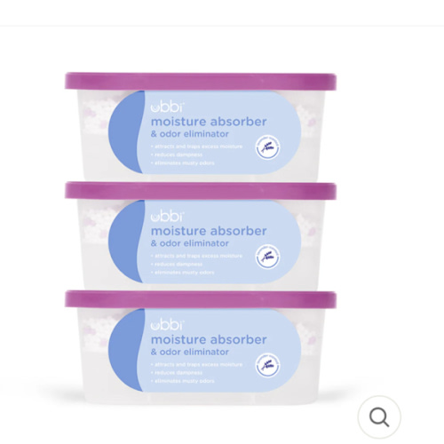 Diaper pail moisture absorber