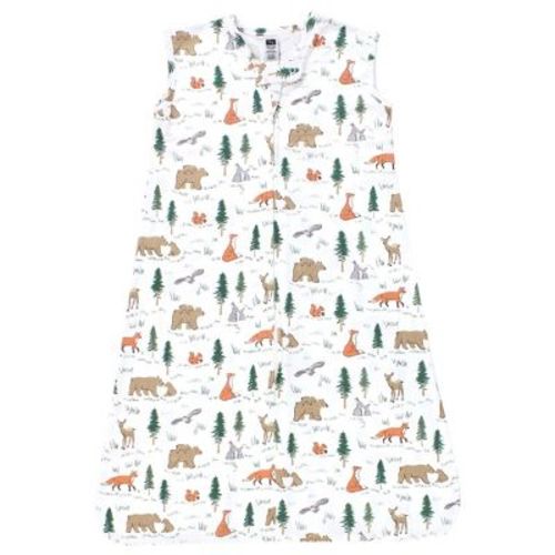 Hudson Baby Infant Boy Cotton Sleeveless Wearable Sleeping Bag, Sack, Blanket, Sweet Woodland