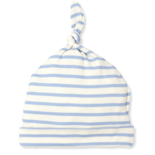 Kissy Love Basics Blue Stripes Knotted Hat