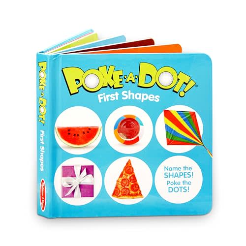 Melissa & Doug Children’s Book – Poke-a-Dot: First Shapes (Board Book with Buttons to Pop)