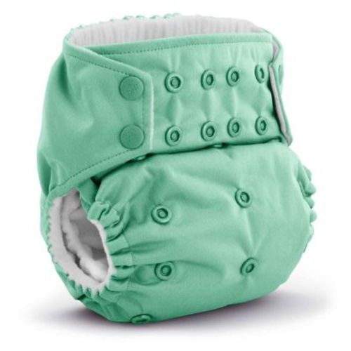 Kanga Care Rumparooz G3 Stay Dry Reusable One Size Cloth Pocket Diaper (6-55+ lbs) - Sweet Green