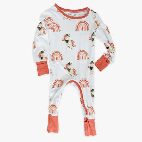 Rainbows & Unicorns Infant Zippie Pajamas