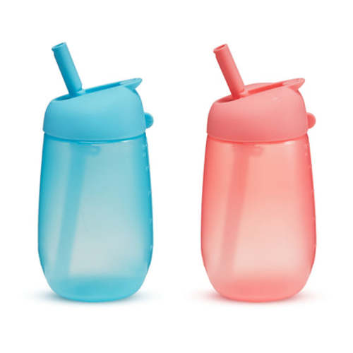 Simple Clean™ Straw Cup, 10oz, 2-Pack | Toddler Straw Cups | Munchkin