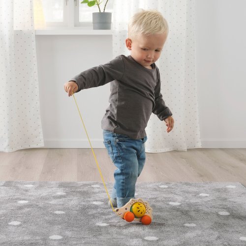 Ikea Pull toy - hedgehog/multicolor