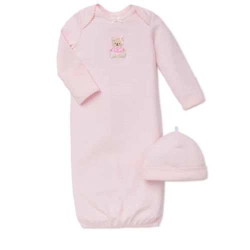 Little Me 2-Piece Bear Gown and Hat Set | Belk