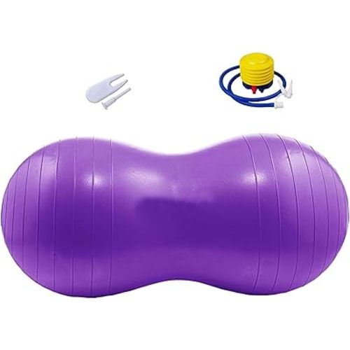 Peanut Ball, Exercise Balls, Pregnancy Ball for Birthing Yoga Ball for Pregnancy, Birthing Ball, Ideal for Labor & Core Strength Training