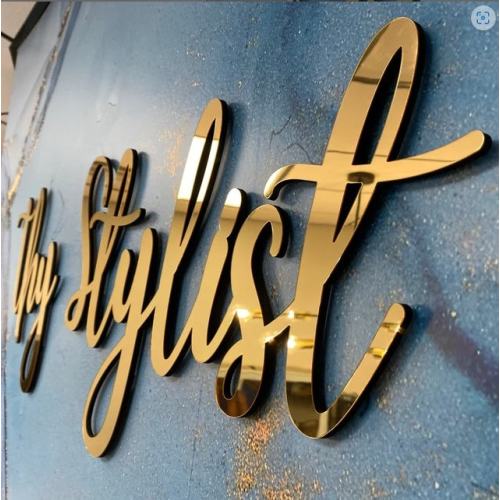 Custom Mirror Acrylic Name Sign: Nursery Decor, Party Decoration