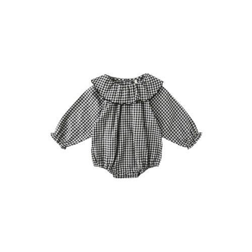 Colette Gingham Cotton Bubble Romper, 6-12M- Only 1 left