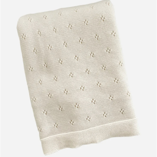 Cotton Heirloom Pique Blanket