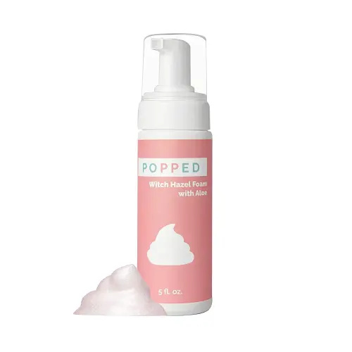 POPPED Witch Hazel Foam with Aloe | Perineal Healing Foam for Postpartum Care | Relieves Pain, Hemorrhoids, and Swelling After Birth | Postpartum Essential (5 fl oz)